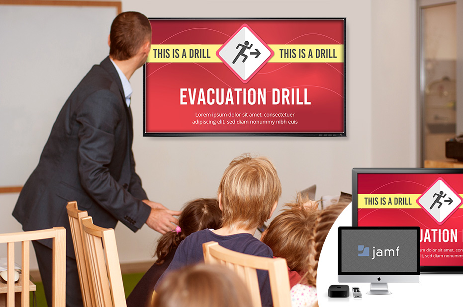 Carousel, Jamf and Apple TV graphic