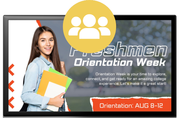 Student wellness message example - Freshmen orientation