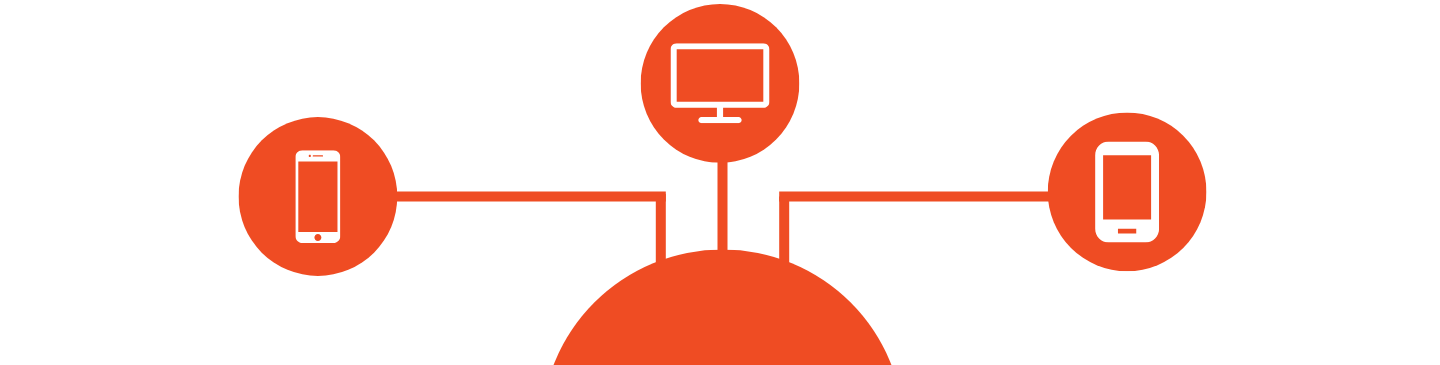 Image of devices being centrally managed